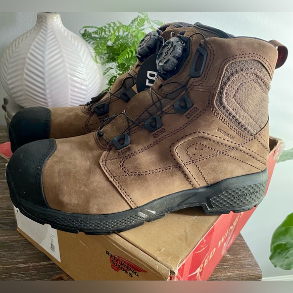 *NEW* Red Wing Men’s 8 Exos Lite 6-inch Waterproof Safety Toe Boot | Style 2453 - Picture 4 of 9